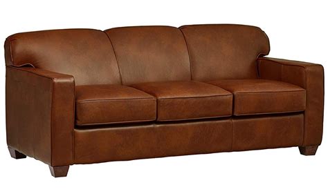 Leather Full Sleeper Sofa